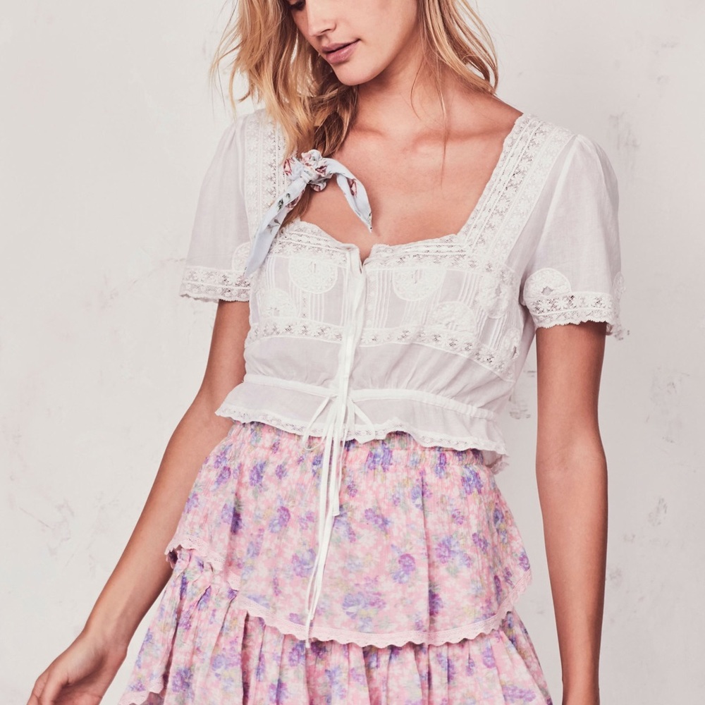 LoveShackFancy Grace Top - Picture 4 of 9